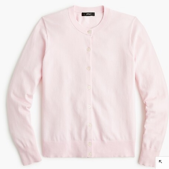 J. Crew Sweaters - J. Crew Jackie Light Pink Cardigan